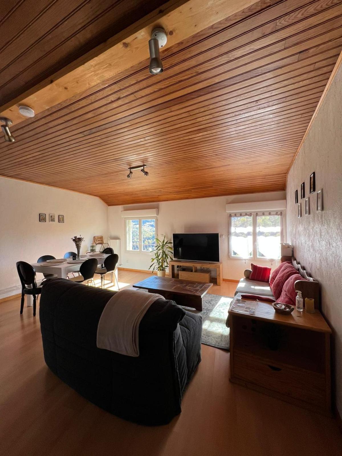 Logement Avec Vue Panoramique A 10Min Des Pistes Sauto Eksteriør billede